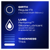 Preservativos Durex Mutual Climax Regular Fit, paquete de 12 unidades - Producto británico