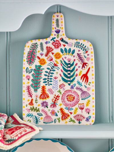 Plat en céramique à fleurs multiples Lucy Tiffney