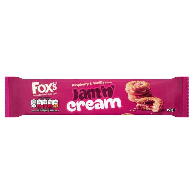 Fox's Biscuits Jam 'n Cream Rings   150g GOODS M&S   