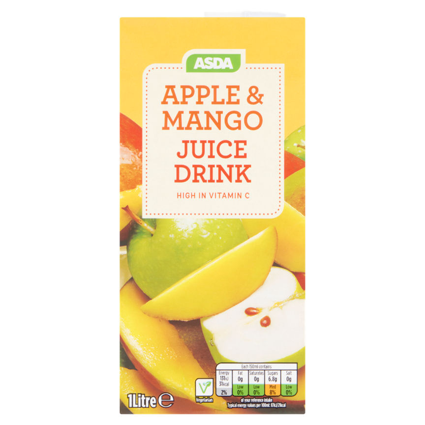 ASDA Apple & Mango Juice Drink GOODS ASDA   