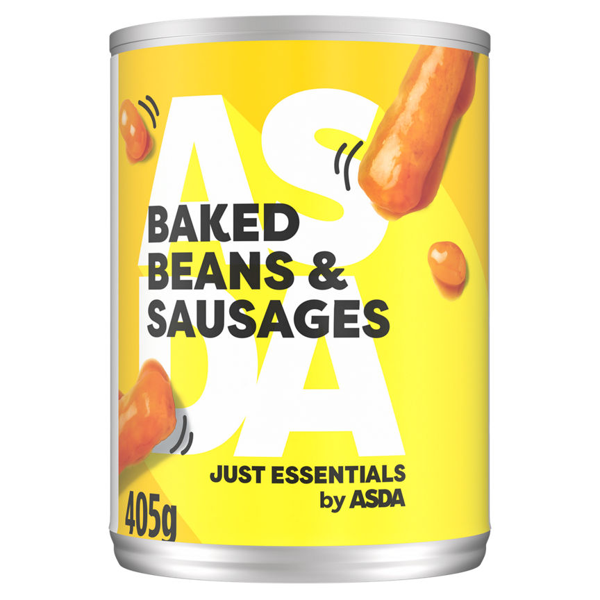 JUST ESSENTIALS by ASDA Baked Beans & Sausages GOODS ASDA   