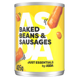 JUST ESSENTIALS by ASDA Baked Beans & Sausages GOODS ASDA   