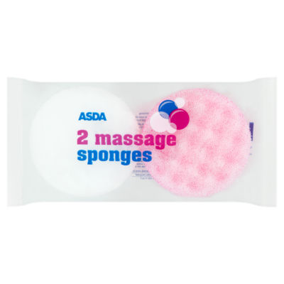 Asda exfoliating massage sponge, imported from the UK