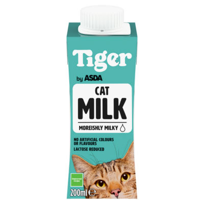ASDA Tiger Cat Milk 200ml- Buy online at McGrocer