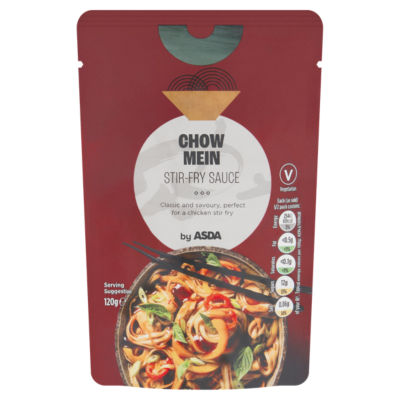 ASDA Chow Mein Wok Saus med Ingefær og Hvitløk 120g