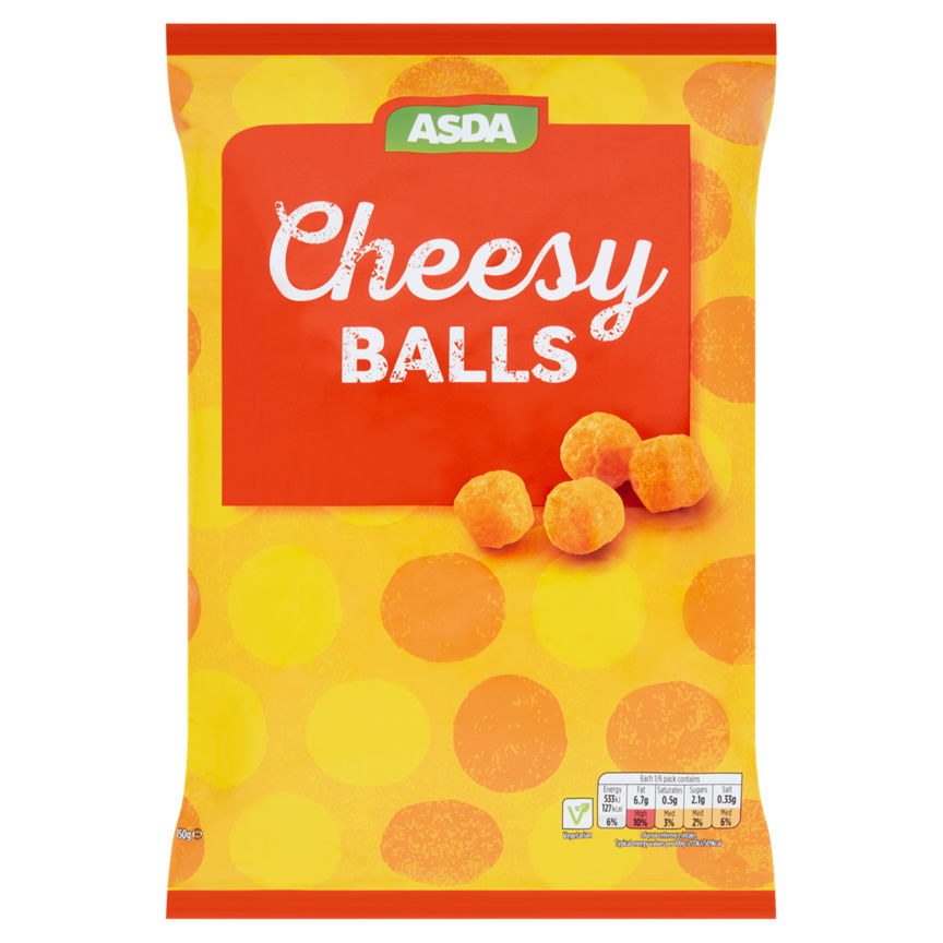 ASDA Cheese Balls Sharing Snacks GOODS ASDA   