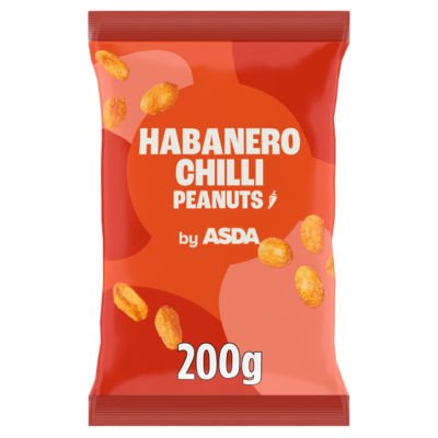 Asda Habanero Chilli Peanuts 200g - British product