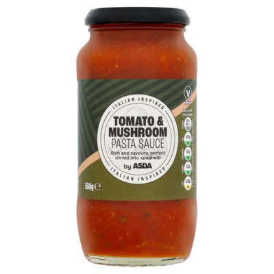 ASDA Tomato & Mushroom Pasta Sauce 500g - British product