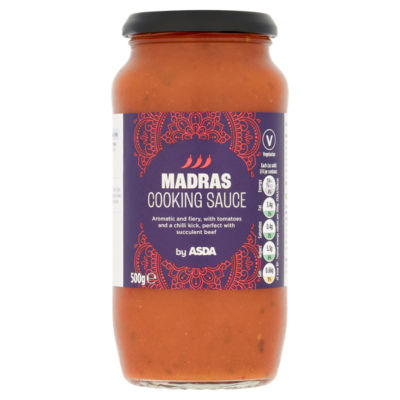 ASDA ASDA Madras Curry Sauce 500g- Buy online at McGrocer