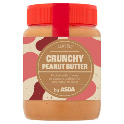 ASDA Classic Crunchy Peanut Butter 340g - British product