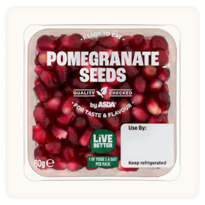 ASDA pomegranate seeds 80g - British product