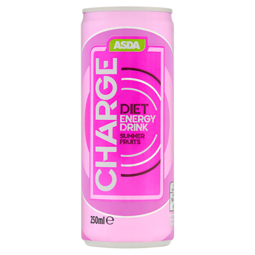 ASDA Blue Charge Diet Summer Fruits Stimulation Drink GOODS ASDA   