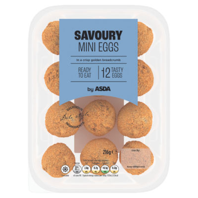 بيض صغير مالح من ASDA 216 جرام 12 قطعة (علامة تجارية بريطانية)