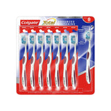 Colgate Total Advanced Whitening Medium Toothbrush 8 Pack - British product
