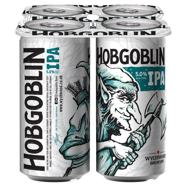 Hobgoblin IPA Ale Beer Cans   4 x 440ml