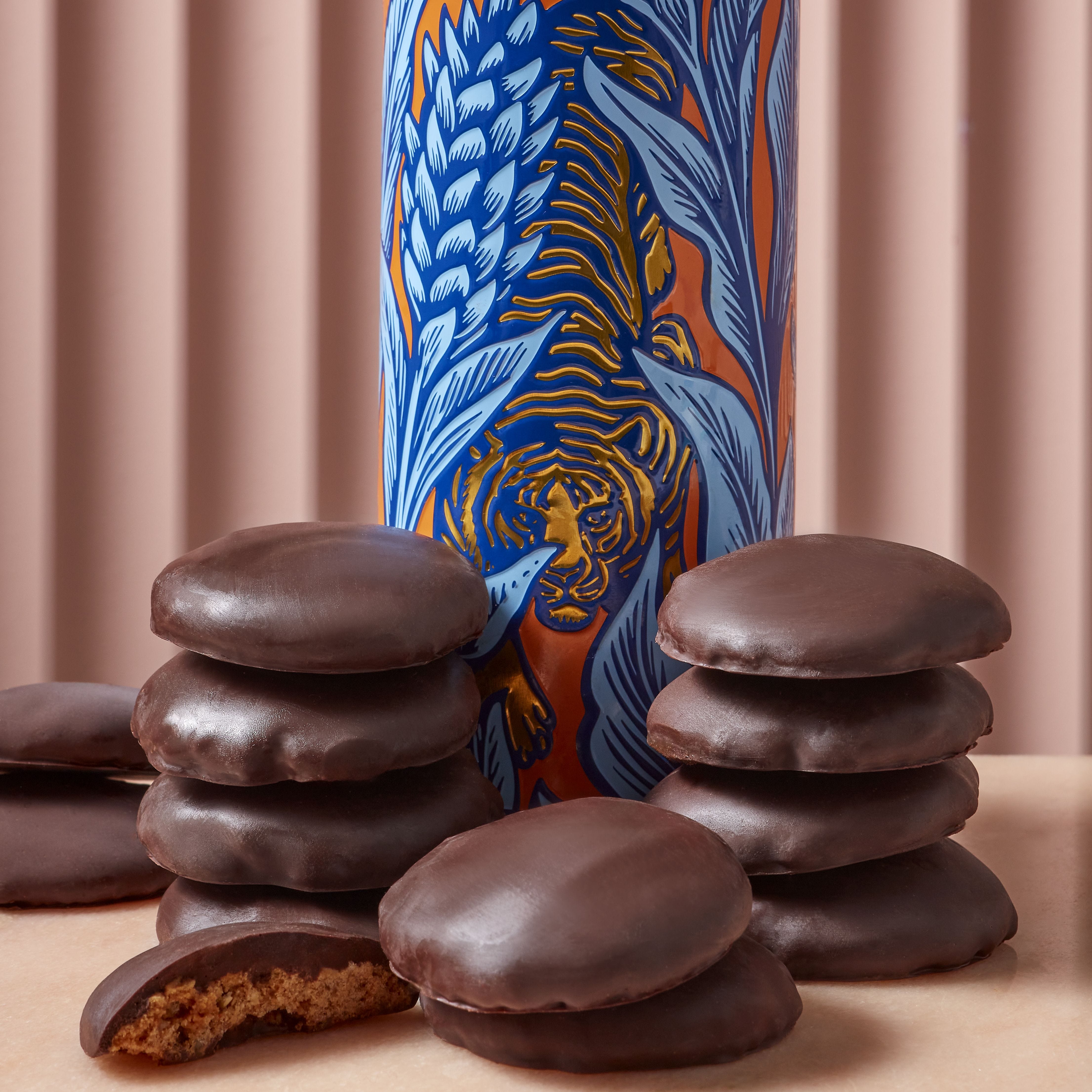 Fortnum's Gingerlossus dark chocolate stem ginger biscuits 600g - British product