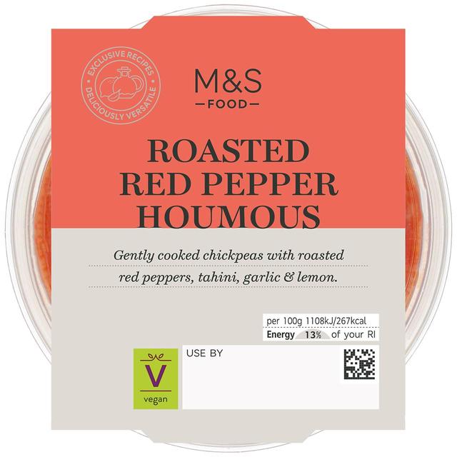 M&S Roasted Red Pepper Houmous   200g GOODS M&S   