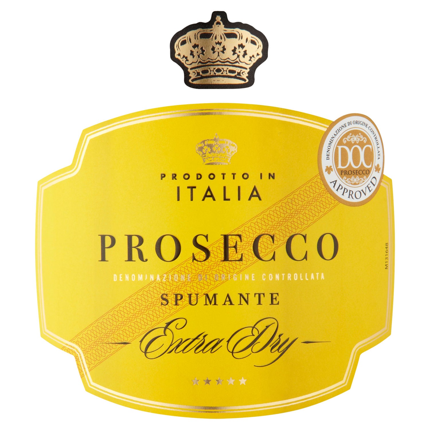 Prosecco Spumante Extra Dry 75cl, imported from the UK