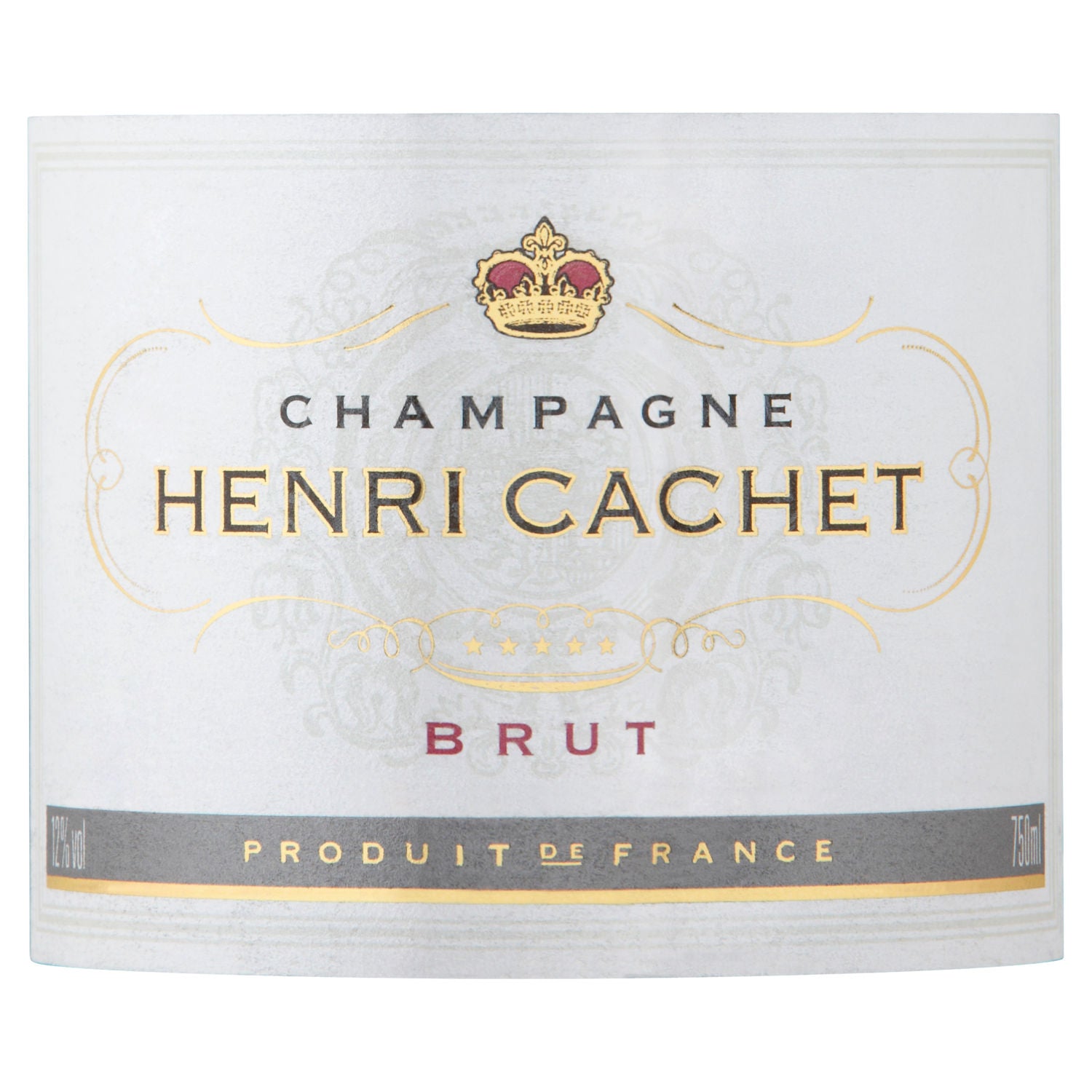 Henri Cachet Champagne Brut 75cl, UK version