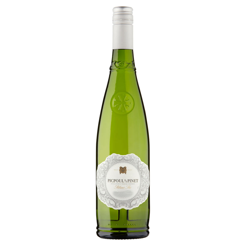 Picpoul de Pinet blanc sec wine 75cl, imported from the UK