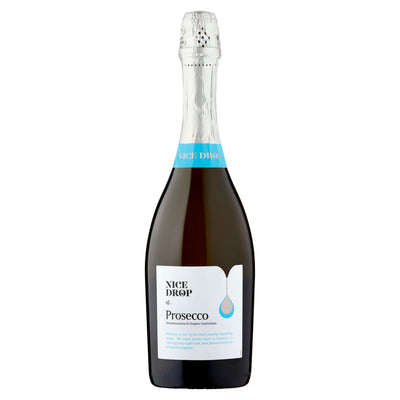 ASDA Nice Drop Prosecco Extra Dry Sparkling Wine 75cl- Buy online at McGrocer