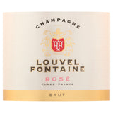 Louvel Fontaine Rosé Champagne Brut 75cl, UK version