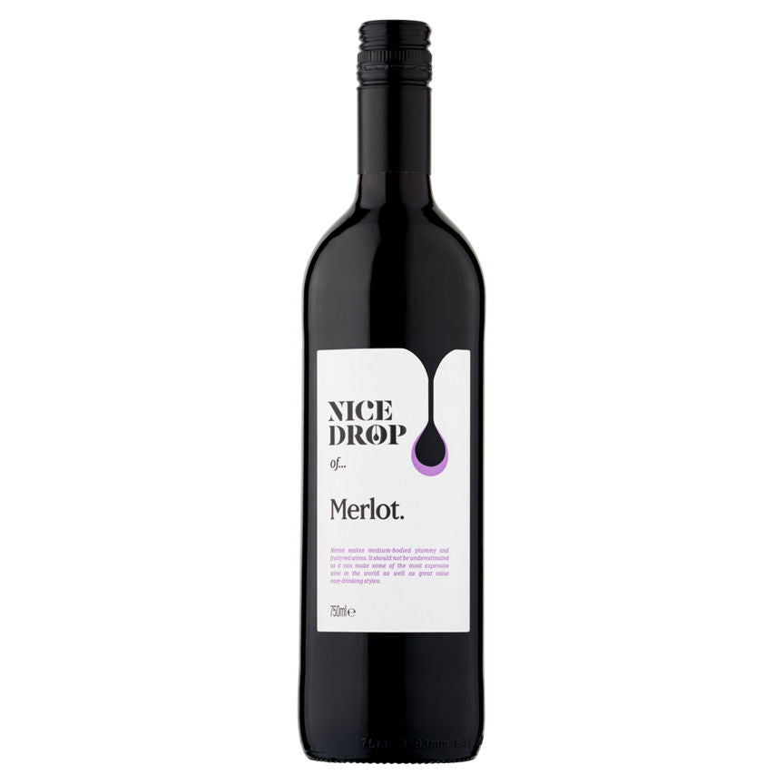 Nice Drop Merlot 75cl GOODS ASDA   