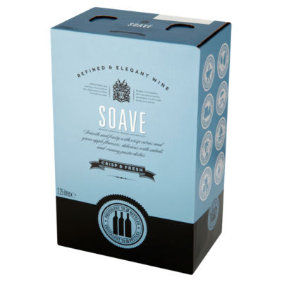 Soave Raffinert og elegant vin på kartong 2,25 liter
