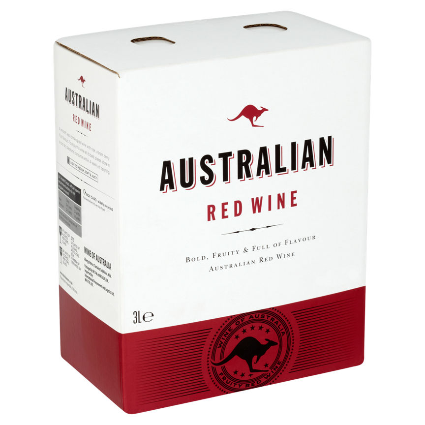 Australian Red Wine 3L GOODS ASDA   