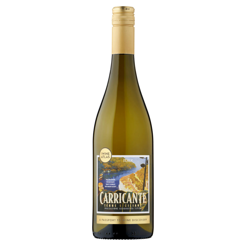 The Wine Atlas Carricante white wine 75cl, imported from the UK