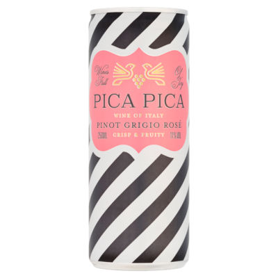 ASDA Pica Pica Pinot Grigio Rosé Wine 250ml- Buy online at McGrocer