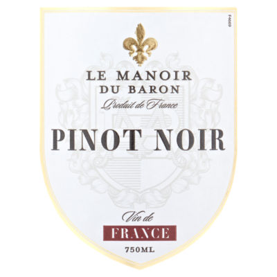 Le Manoir Pinot Noir 75cl red wine - British product