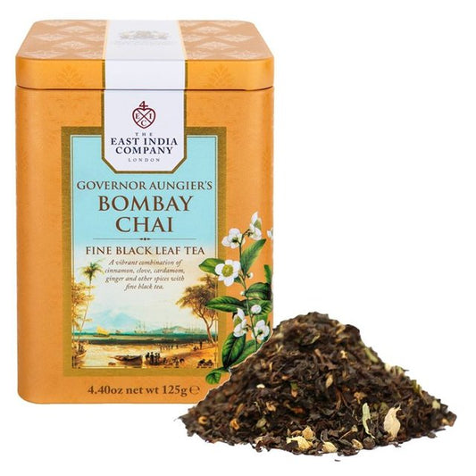 The East India Company Governor Aungier's Bombay Chai Black Loose Tea Caddy   125g