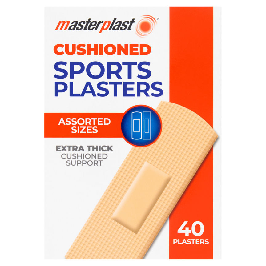 Masterplast 40 Cushioned Sports Plasters