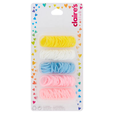 Claire's Club no snags hair elastics multipack - British product