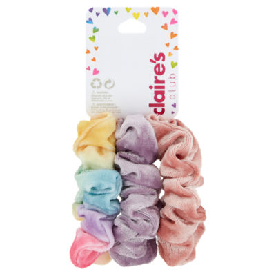 ASDA Claire's Club Velvet Scrunchies- Buy online at McGrocer
