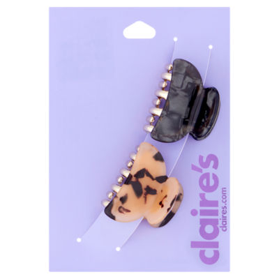 Claire's tort and marble hair claw - British product