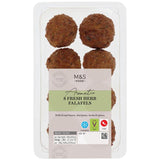 M&S 8 Fresh Herb Falafels   160g GOODS M&S   