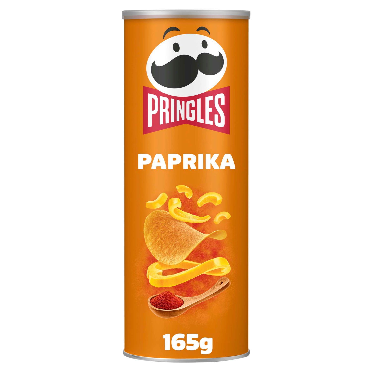 Pringles paprika sharing crisps 165g, imported from the UK