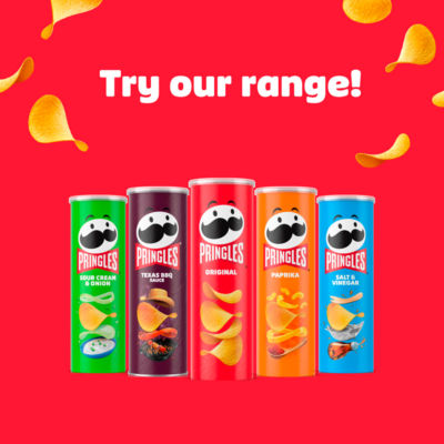 Pringles Smokey Bacon crisps 165g (British brand)
