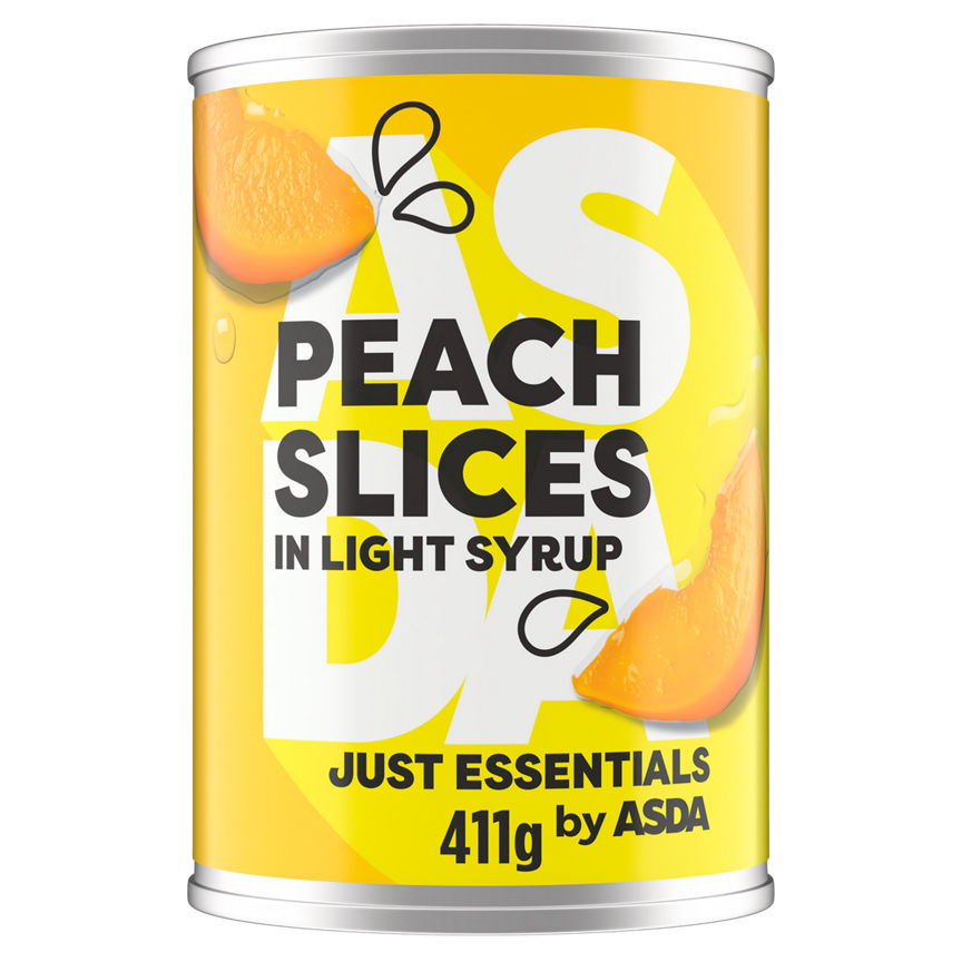 JUST ESSENTIALS by ASDA Peach Slices in Light Syrup GOODS ASDA   