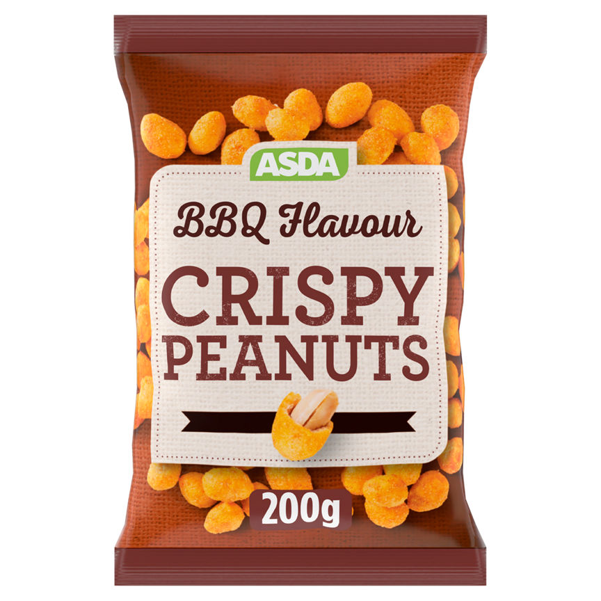 ASDA BBQ Flavour Crispy Peanuts 200g GOODS ASDA   