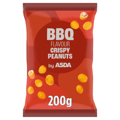 ASDA BBQ Flavour Crispy Peanuts Snack 200g