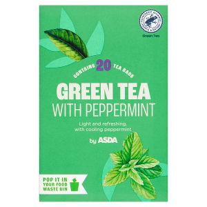 ASDA ASDA Green Tea & Mint 20 Flavoured Tea Bags- Buy online at McGrocer
