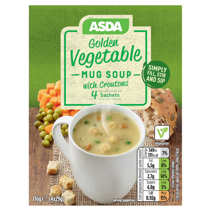 ASDA Golden Vegetable Mug Soup GOODS ASDA   