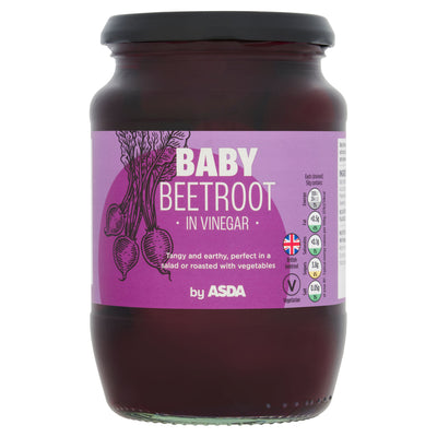ASDA ASDA Baby Beetroot in Vinegar Pickled Beetroot 710g- Buy online at McGrocer