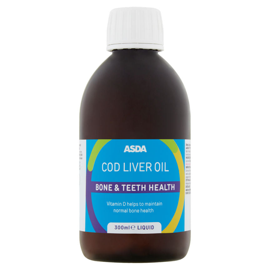 ASDA Bone Health Cod Liver Oil Liquid GOODS ASDA   