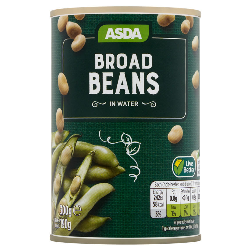 ASDA Broad Beans in Water GOODS ASDA   