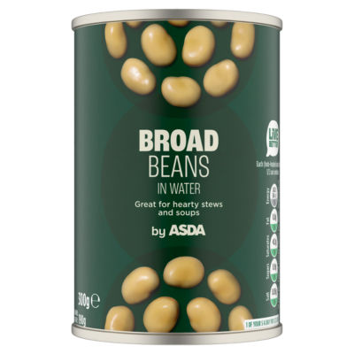 ASDA Broad Beans in Water Canned Beans 300g