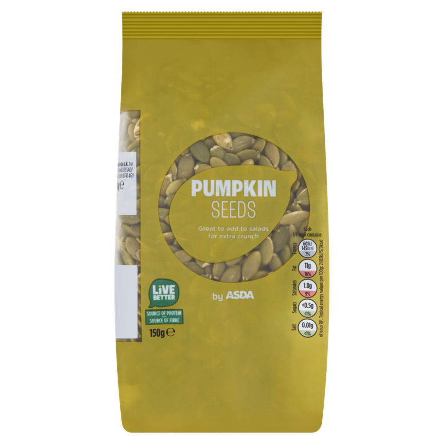 ASDA Pumpkin Seeds 150g GOODS ASDA   